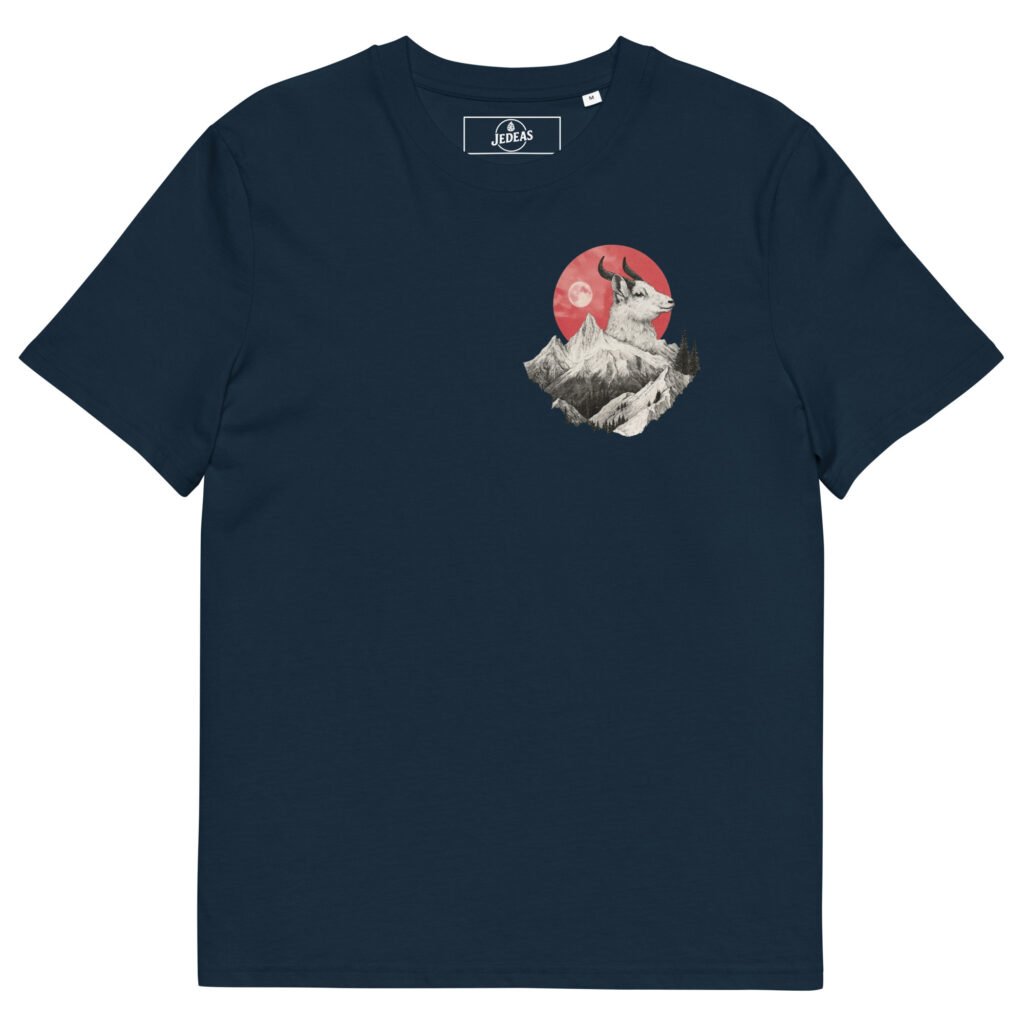 T-shirt unisex coton bio - Mountain goat