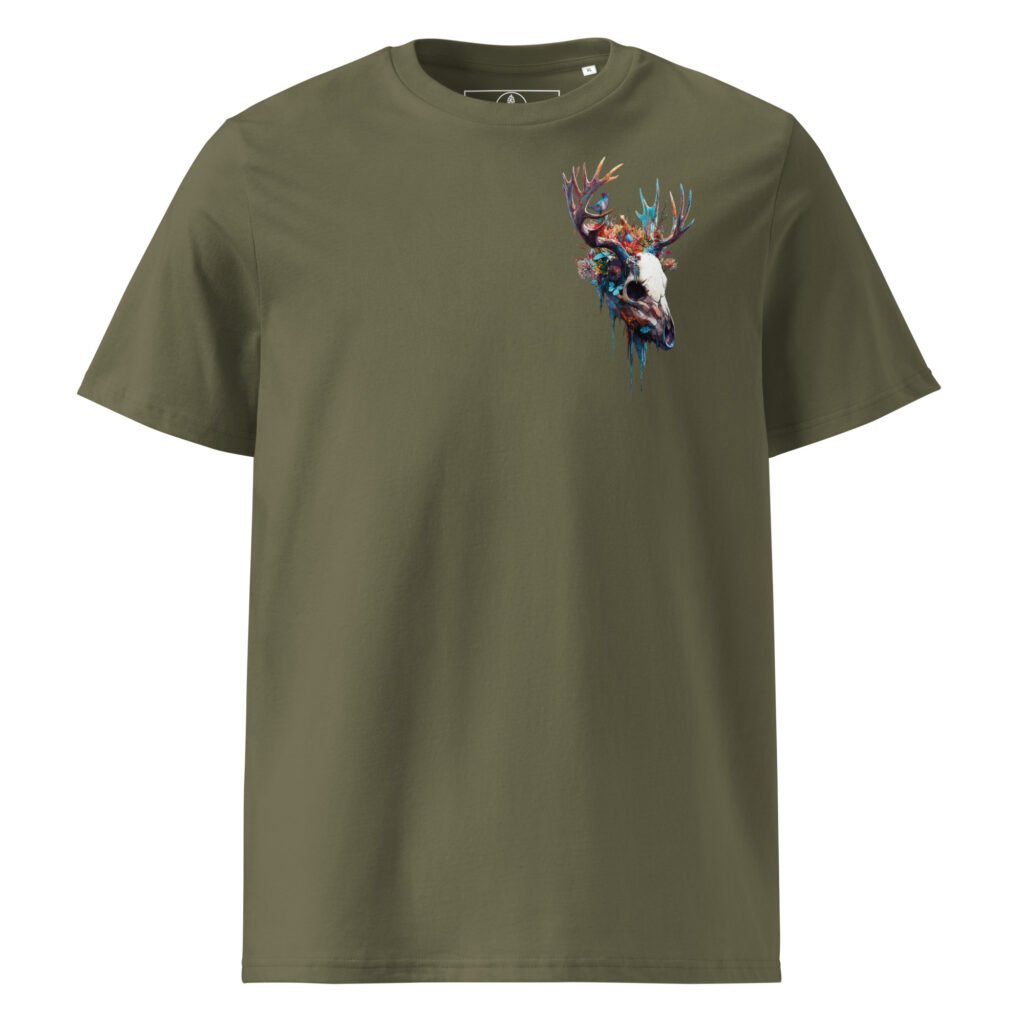 T-shirt unisex coton bio - Dreamy skull