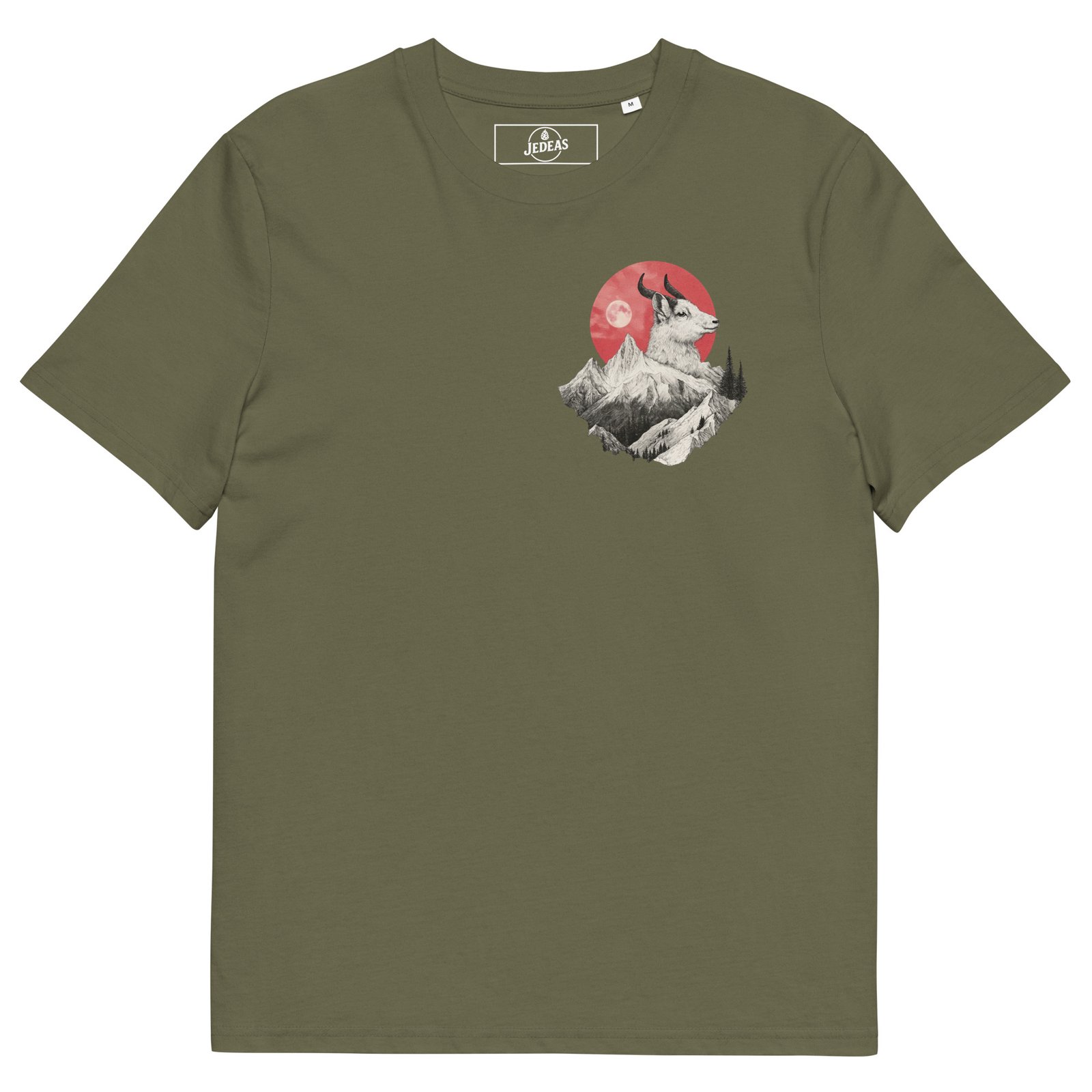 T-shirt unisex coton bio - Mountain goat – Image 9