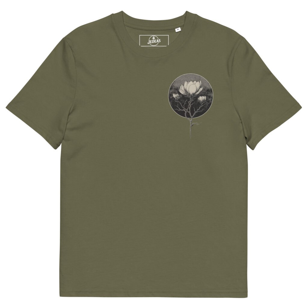 T-shirt unisex coton bio - Dark flower