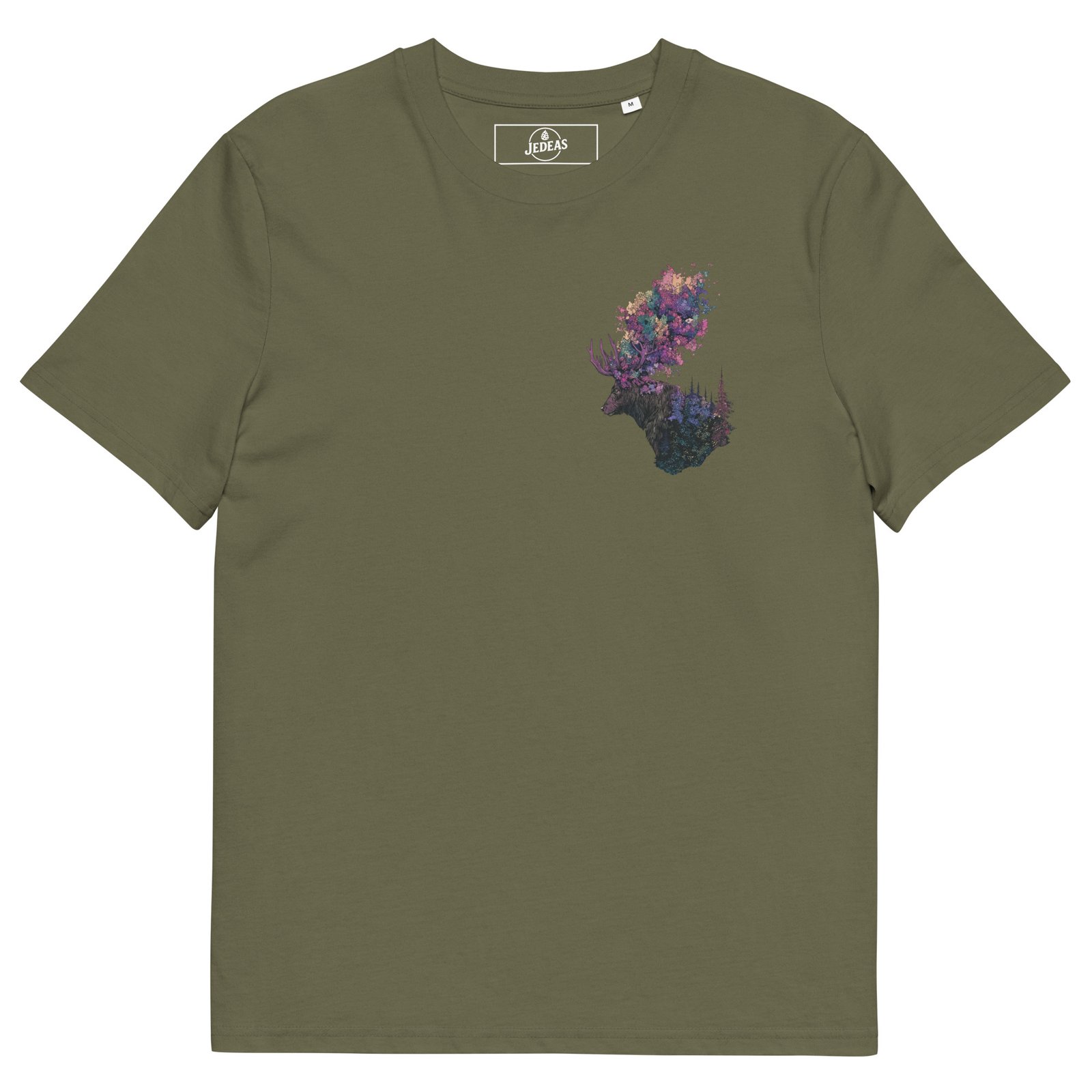 T-shirt unisex coton bio - cerf – Image 5