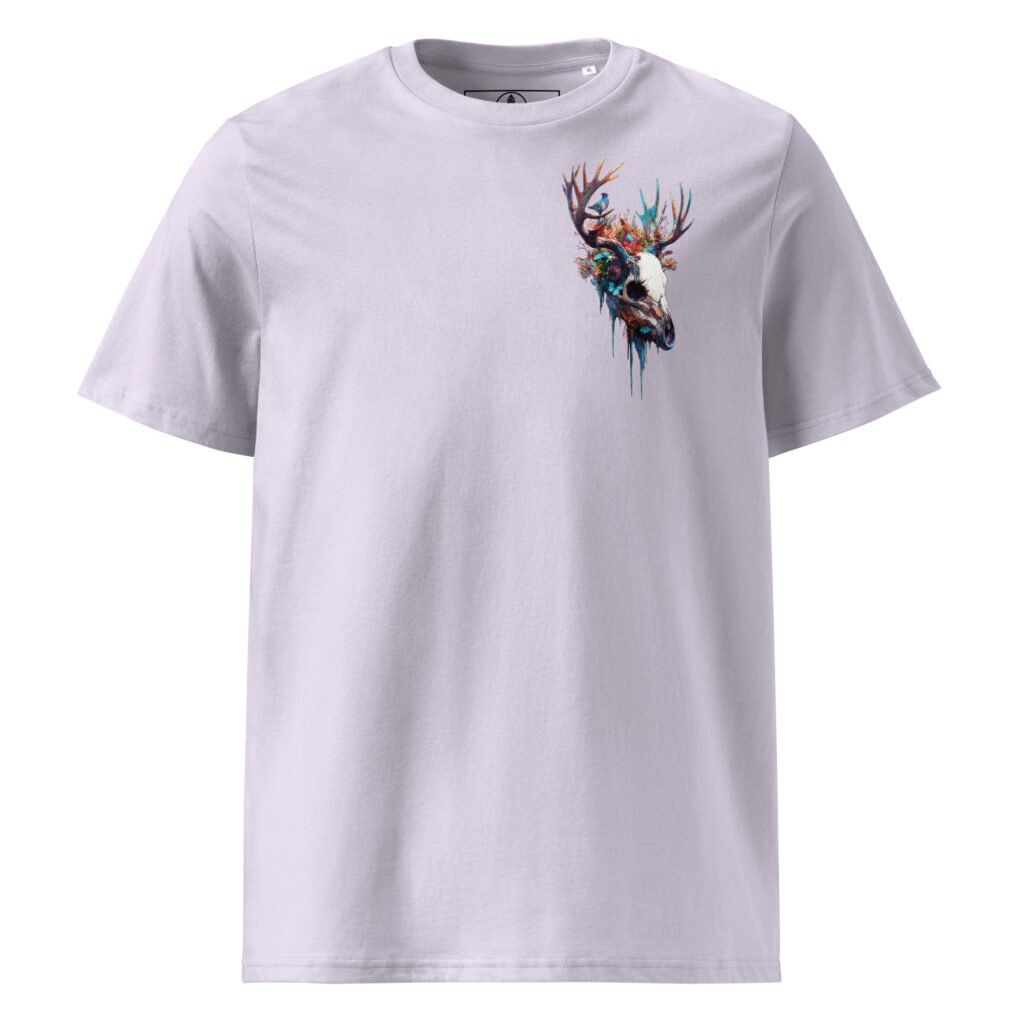 T-shirt unisex coton bio - Dreamy skull
