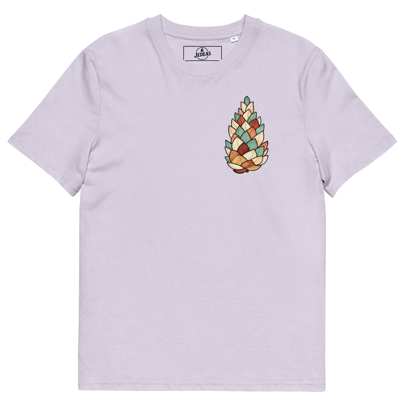 T-shirt unisex coton bio - Dreamy Pine Cone – Image 13