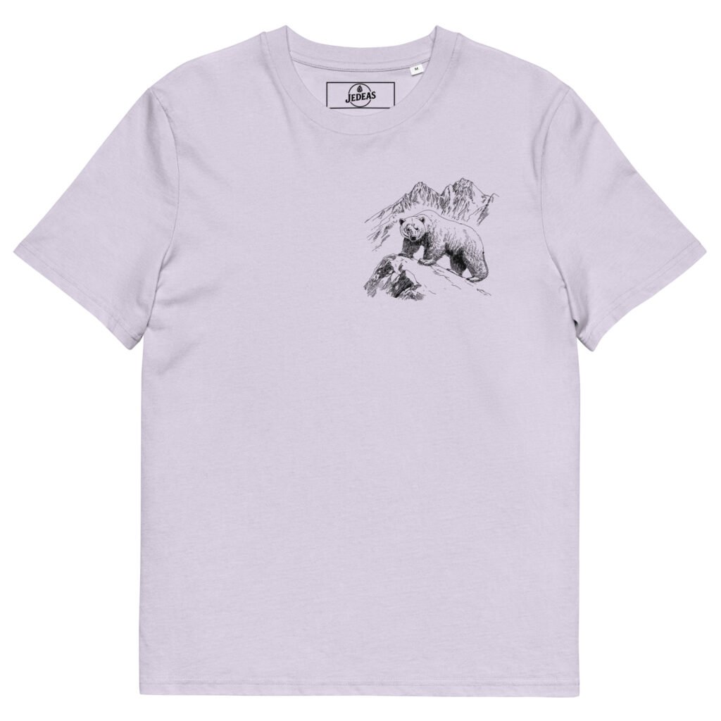 T-shirt unisex coton bio - black bear