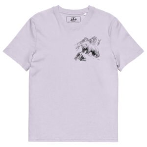 T-shirt unisex coton bio - black bear – Image 11