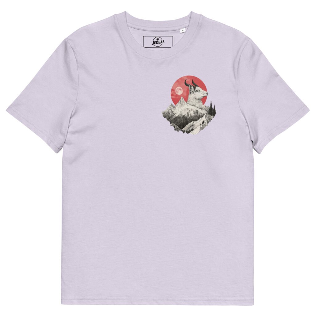 T-shirt unisex coton bio - Mountain goat