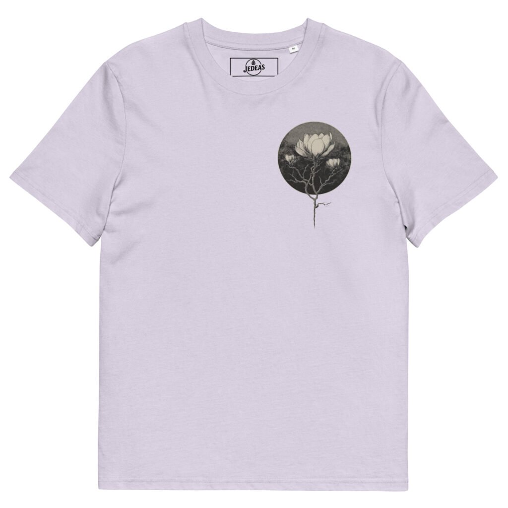T-shirt unisex coton bio - Dark flower