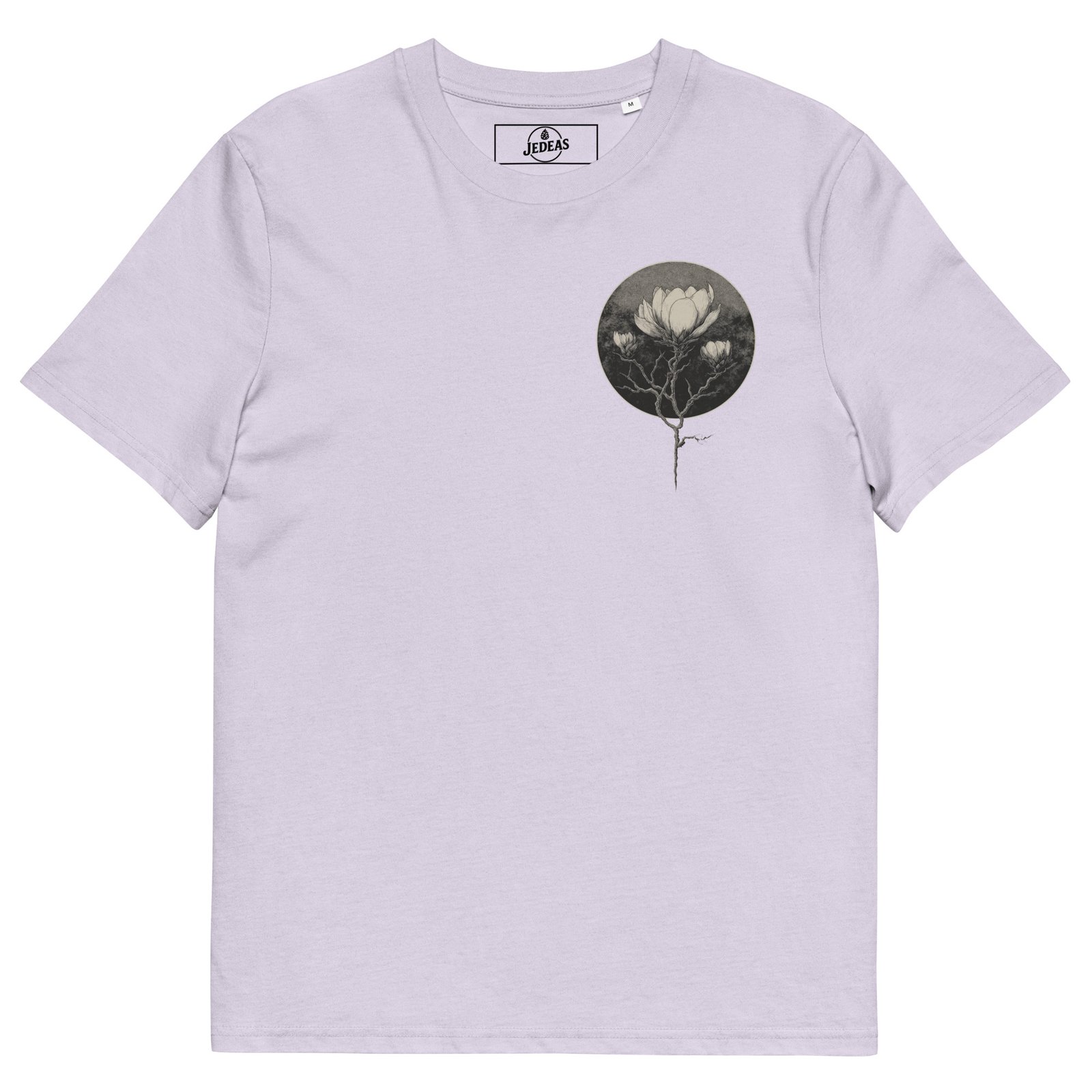 T-shirt unisex coton bio - Dark flower – Image 13