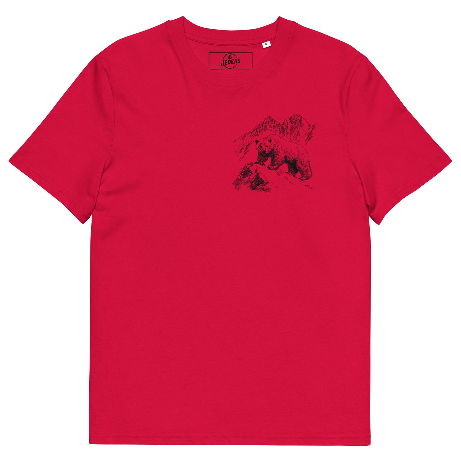 T-shirt unisex coton bio - black bear – Image 4