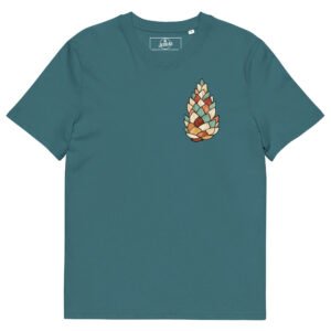 T-shirt unisex coton bio - Dreamy Pine Cone – Image 5