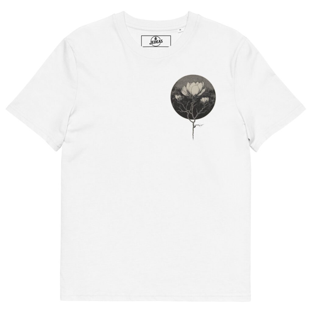 T-shirt unisex coton bio - Dark flower