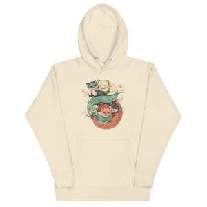 Sweat unisex - Cuddling fox