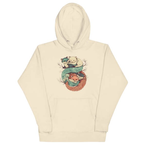 Sweat unisex - Cuddling fox