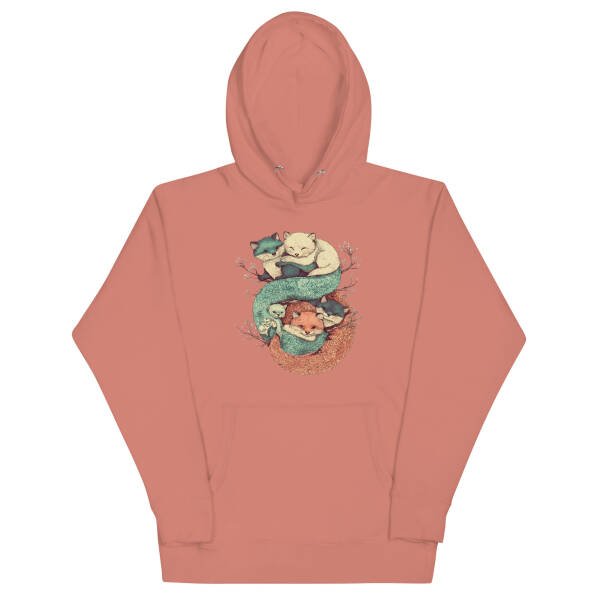 Sweat unisex - Cuddling fox