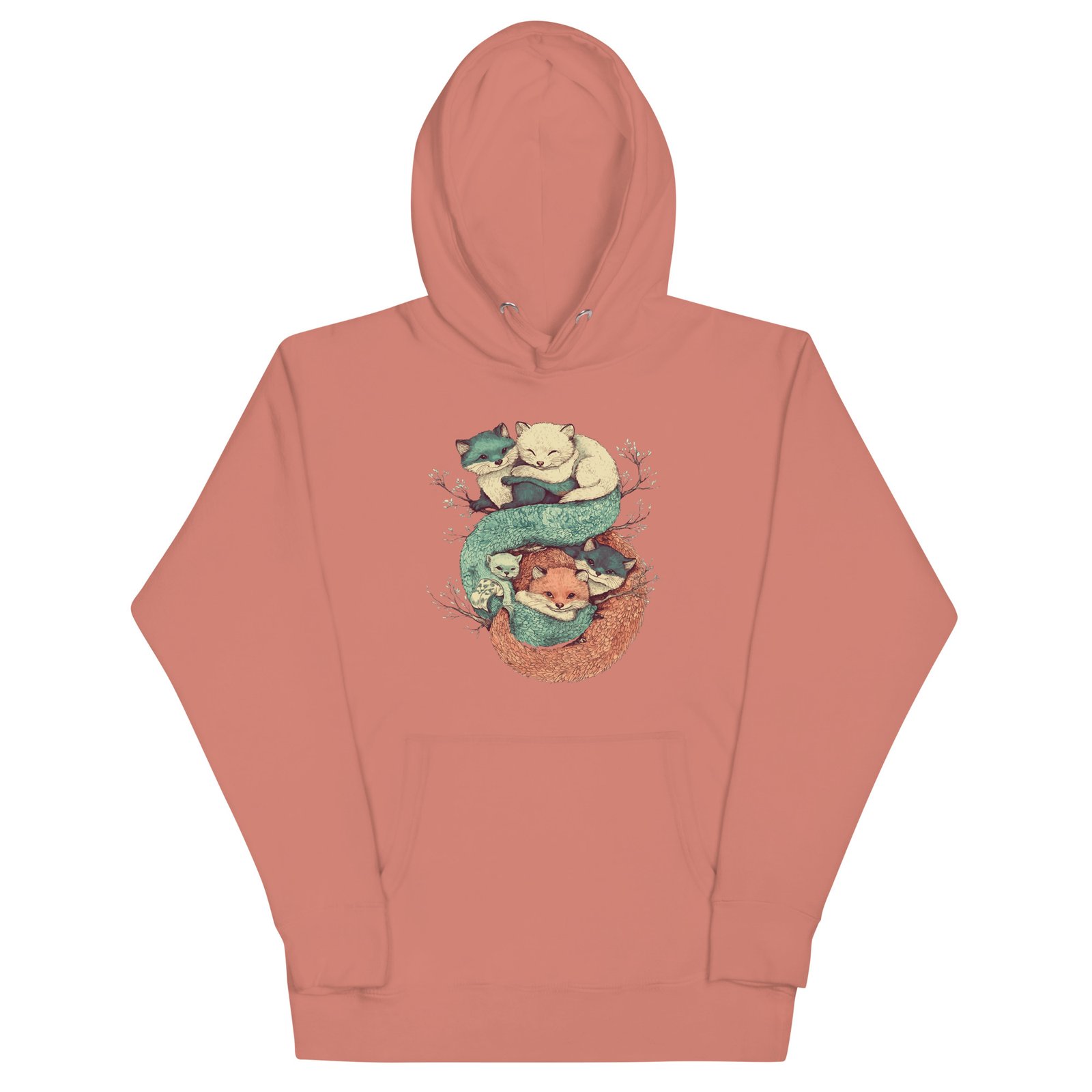 Sweat unisex - Cuddling fox – Image 10
