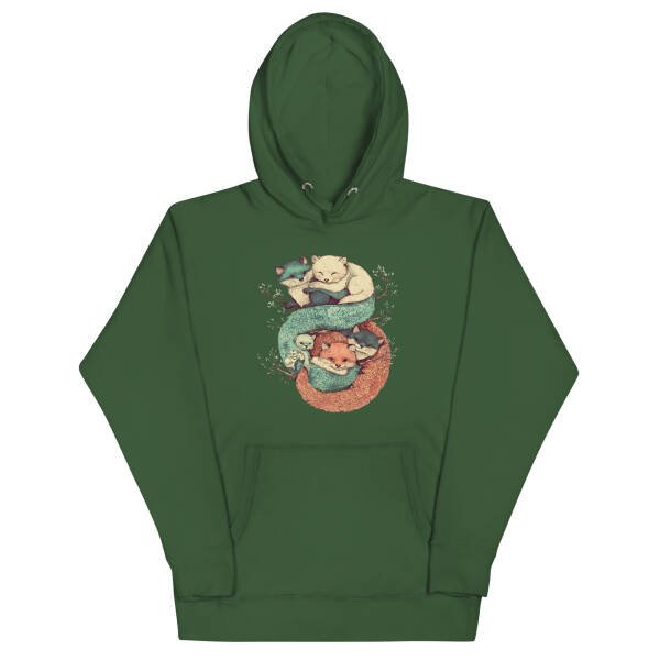 Sweat unisex - Cuddling fox