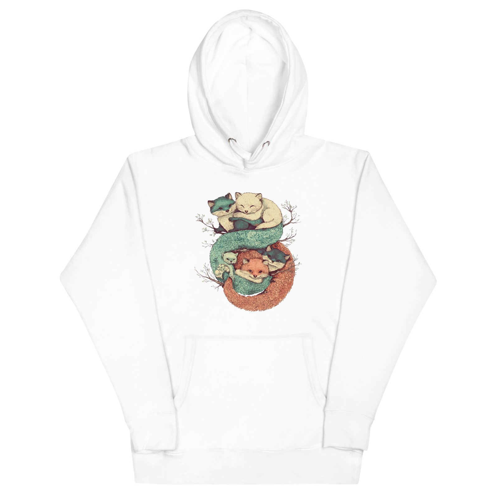 Sweat unisex - Cuddling fox – Image 15