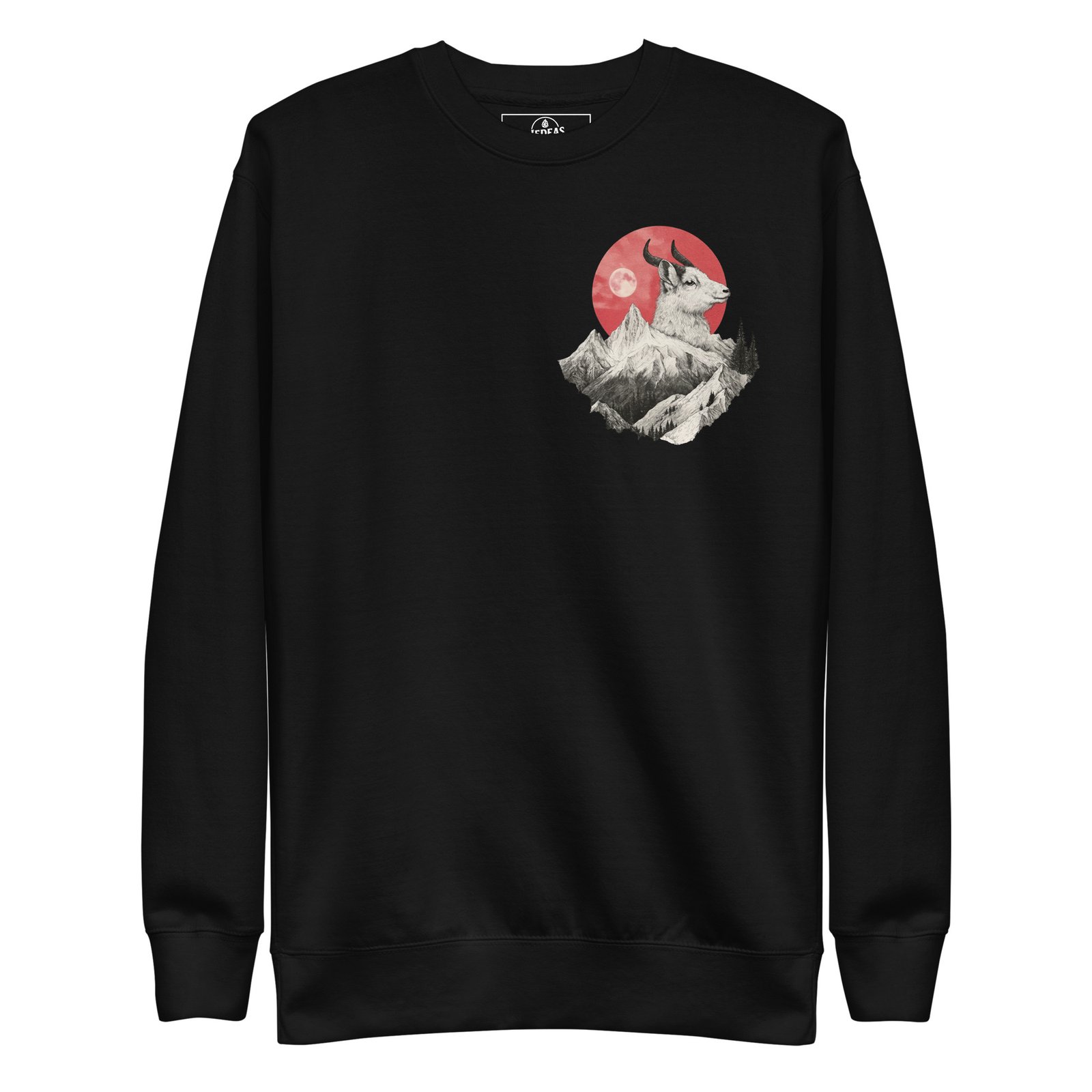 Sweatshirt unisex - mountain goat – Image 1