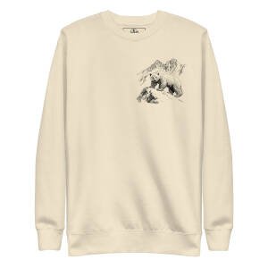 Sweatshirt unisex - black bear