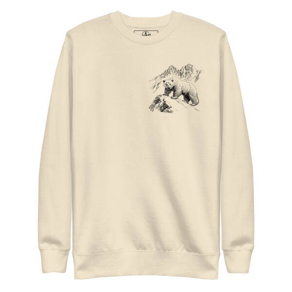 Sweatshirt unisex - black bear