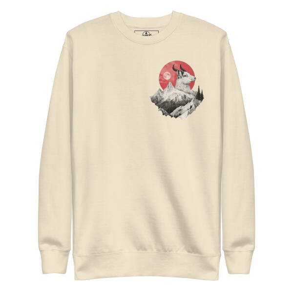 Sweatshirt unisex - mountain goat
