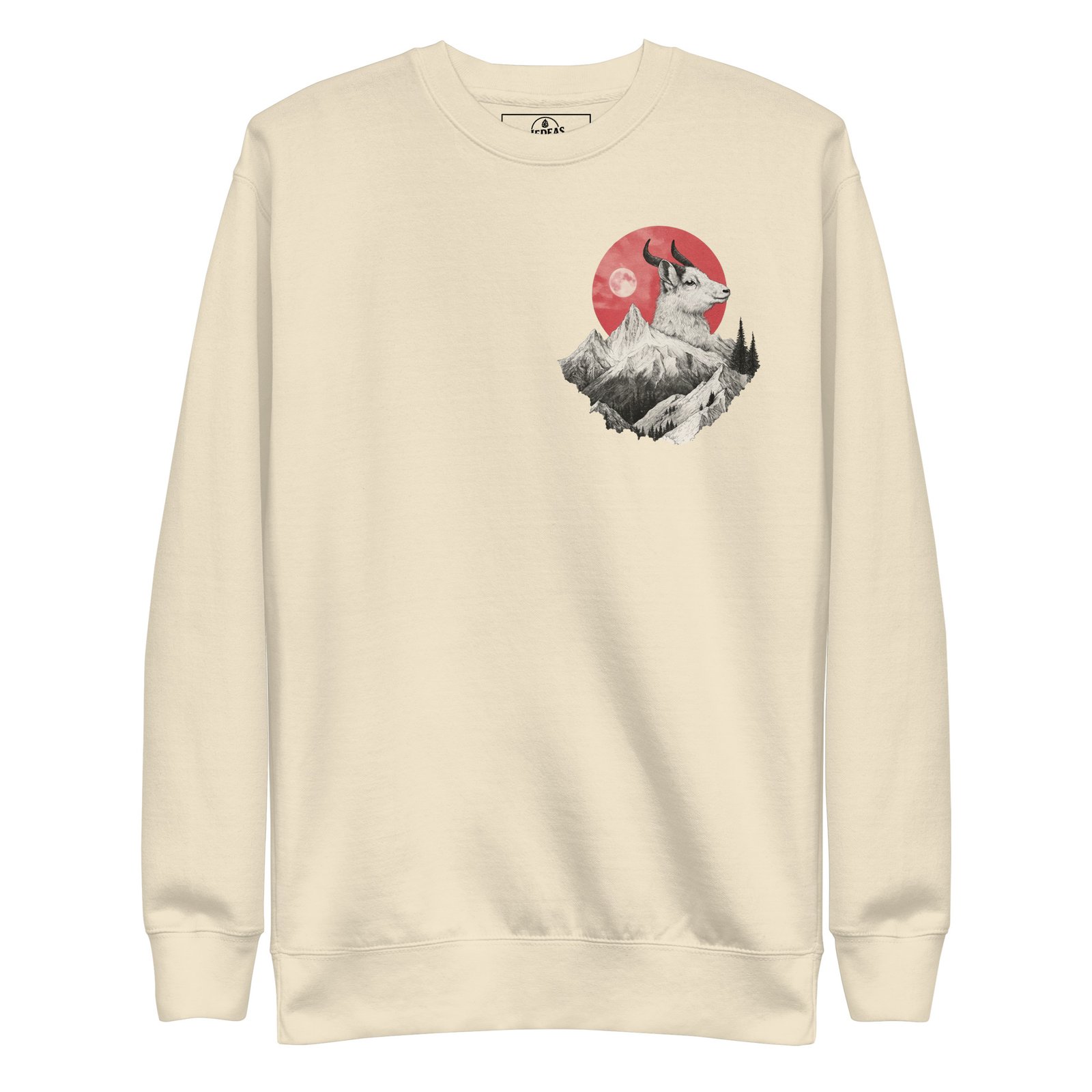 Sweatshirt unisex - mountain goat – Image 7