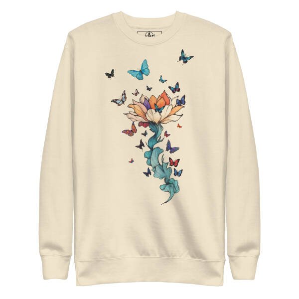 Sweatshirt unisex - papillon