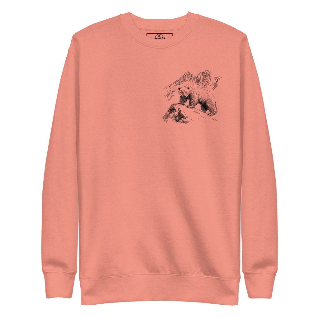 Sweatshirt unisex - black bear
