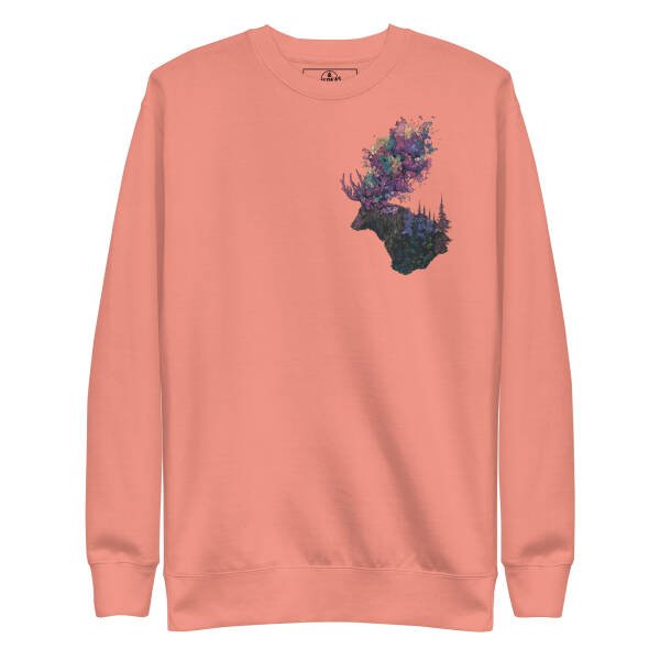 Sweatshirt unisex - cerf