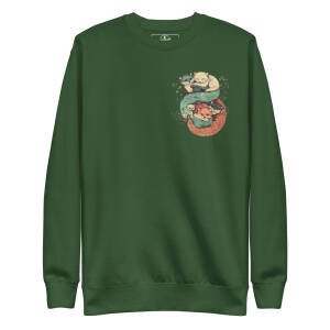 Sweatshirt unisex - Cuddling fox