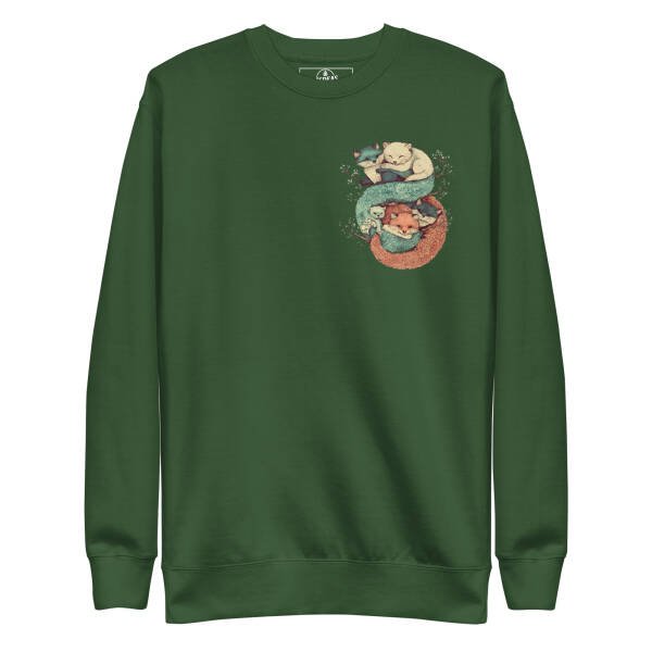 Sweatshirt unisex - Cuddling fox