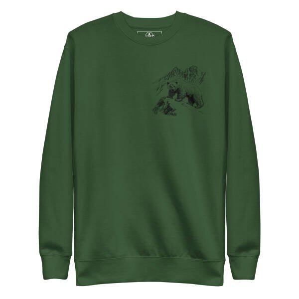 Sweatshirt unisex - black bear
