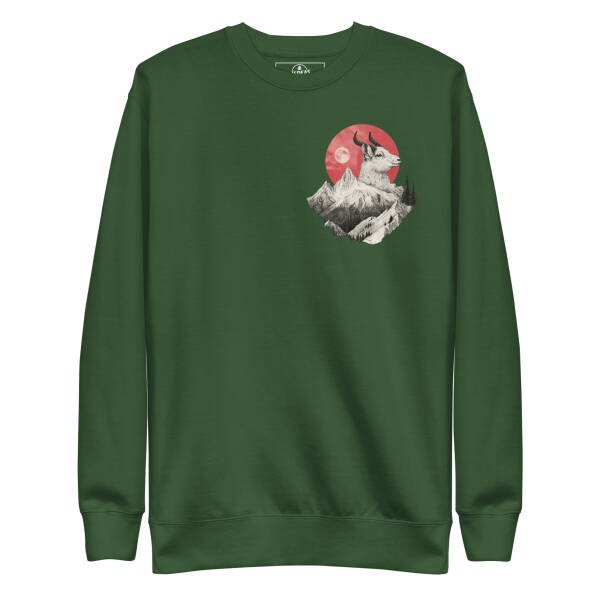 Sweatshirt unisex - mountain goat
