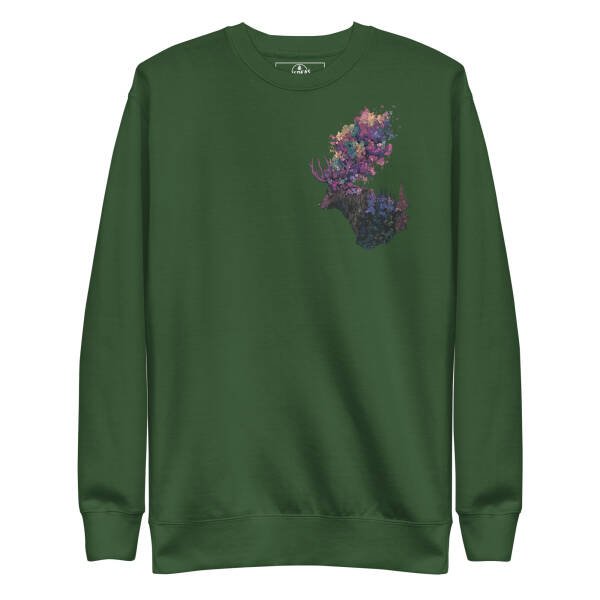 Sweatshirt unisex - cerf