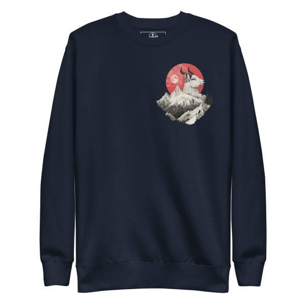 Sweatshirt unisex - mountain goat