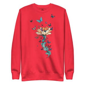 Sweatshirt unisex - papillon – Image 2