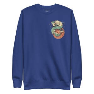 Sweatshirt unisex - Cuddling fox – Image 4