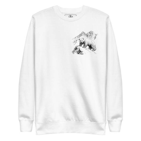 Sweatshirt unisex - black bear
