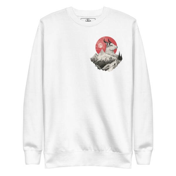 Sweatshirt unisex - mountain goat