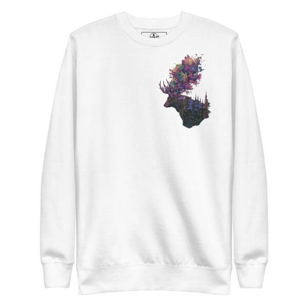 Sweatshirt unisex - cerf