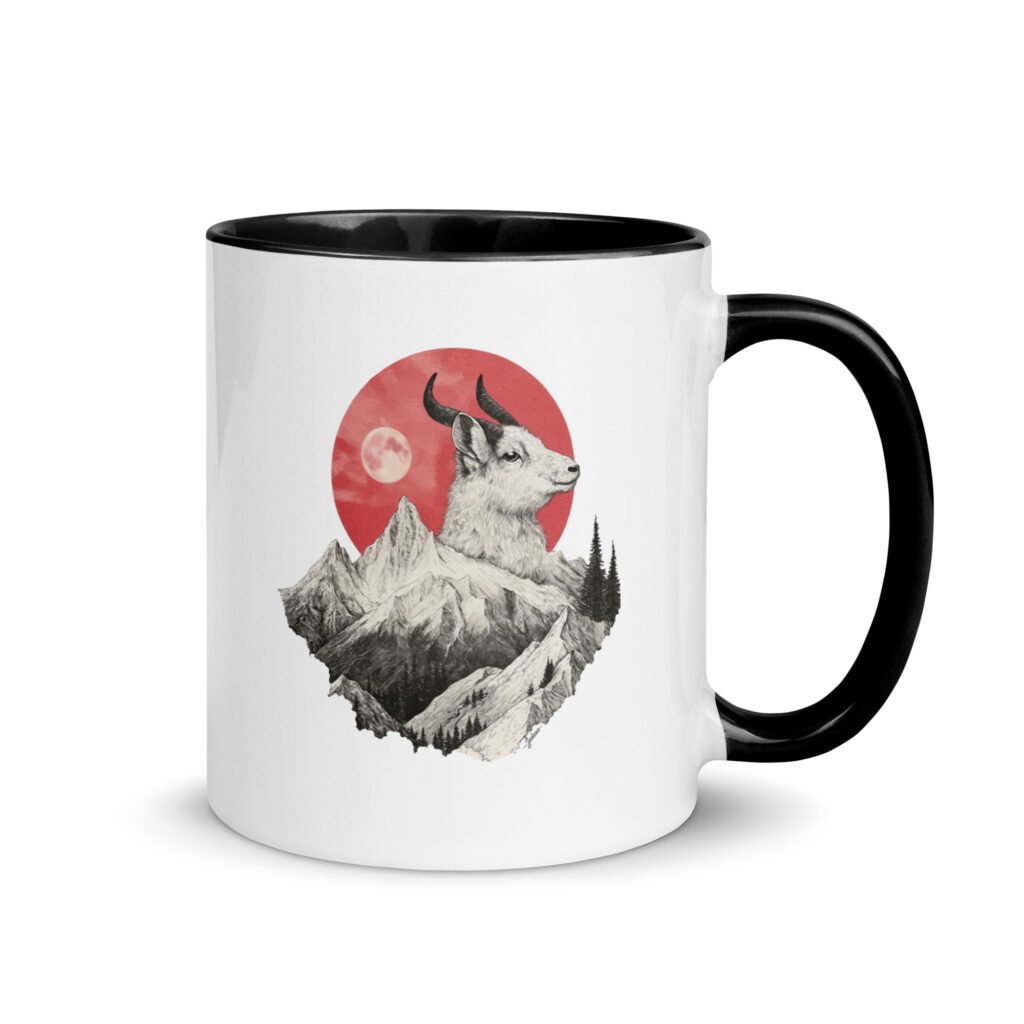 Mug couleur - mountain goat