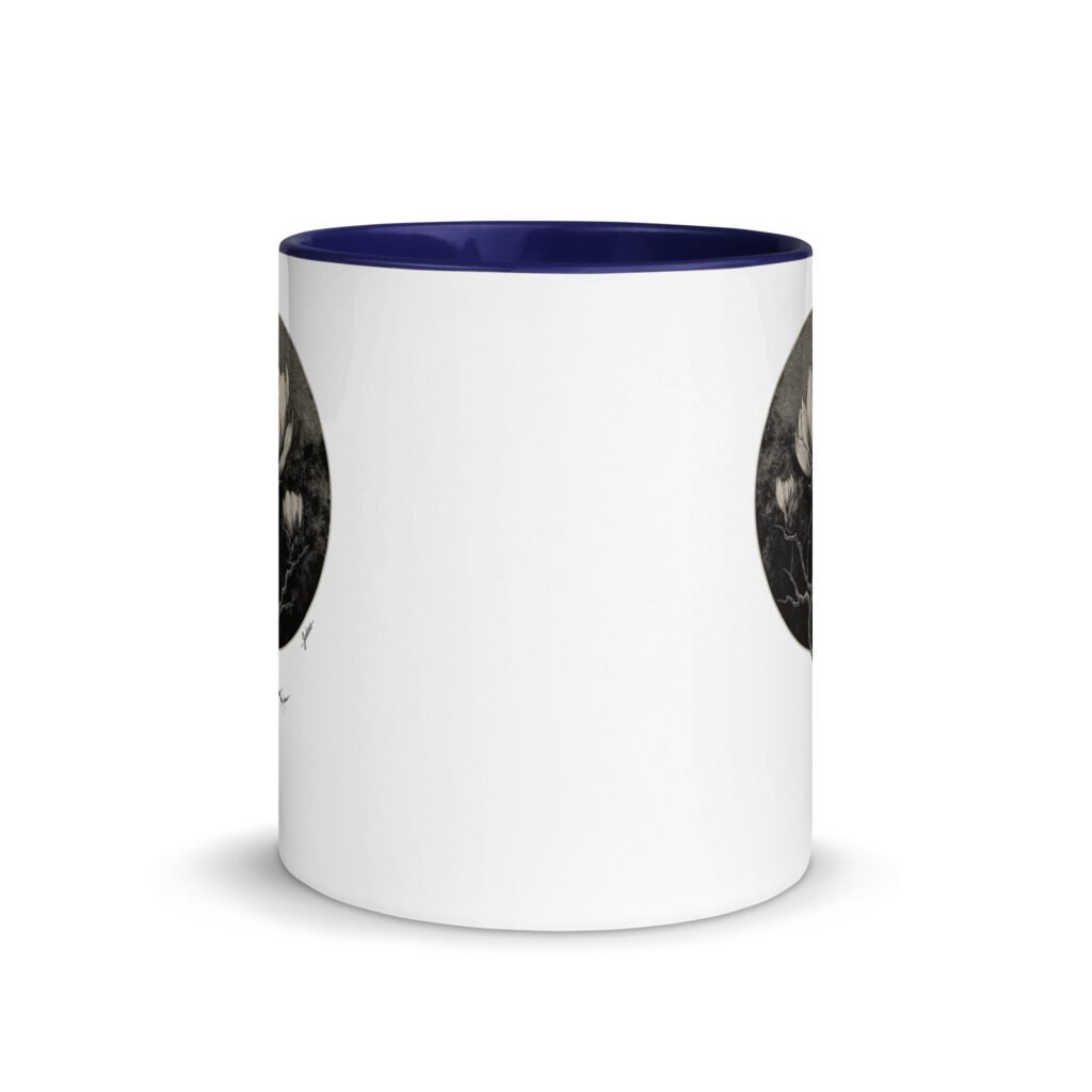 Mug couleur - Dark flower