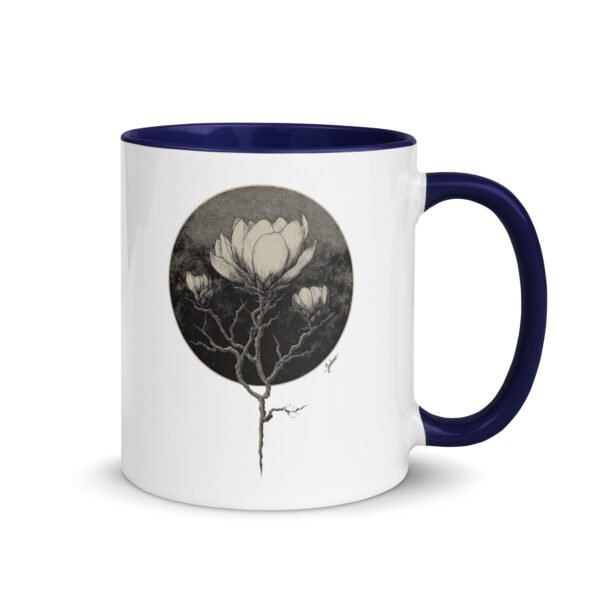 Mug couleur - Dark flower