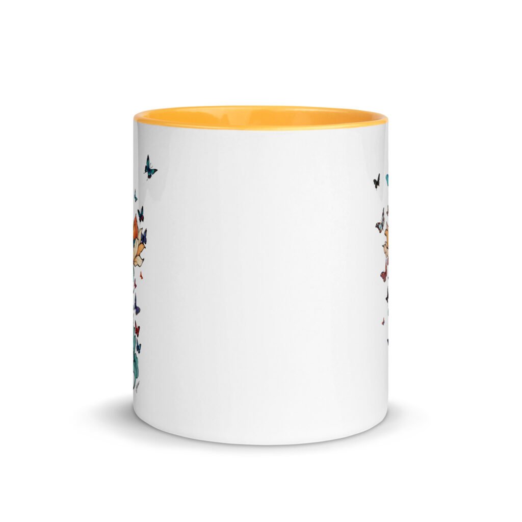 Mug couleur - papillon