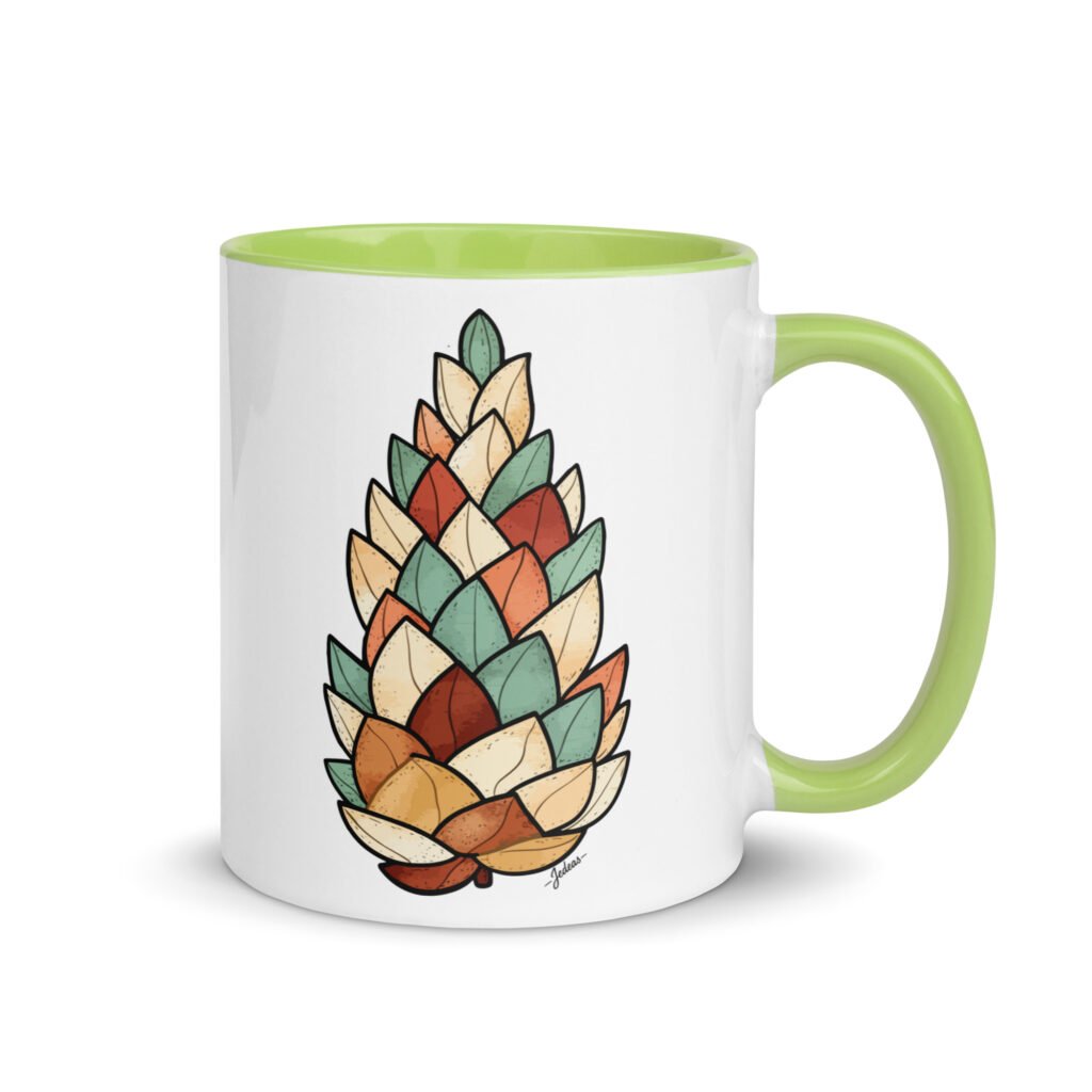 Mug couleur - Dreamy Pine Cone