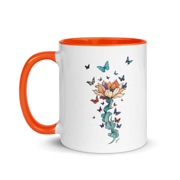 Mug couleur - papillon