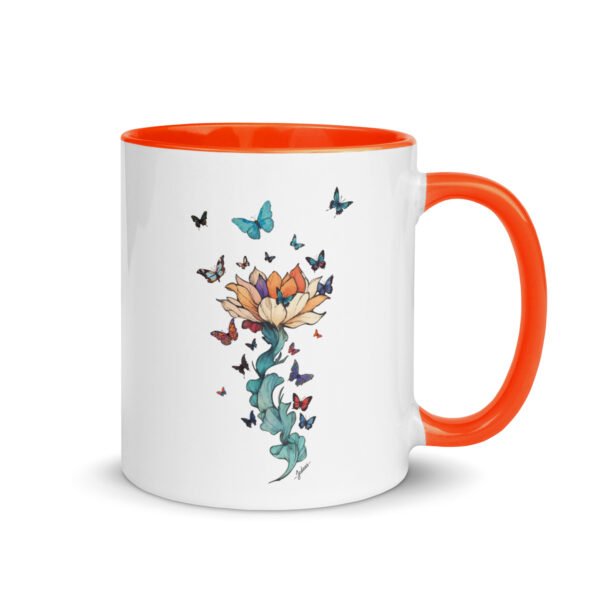Mug couleur - papillon