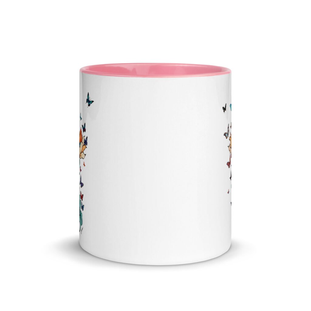Mug couleur - papillon