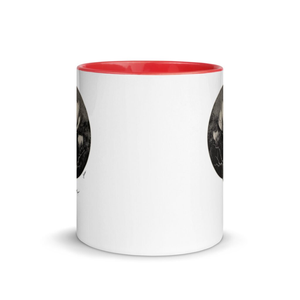 Mug couleur - Dark flower