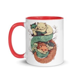 Mug couleur - Cuddling fox – Image 10